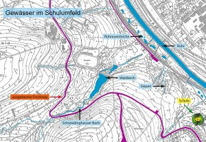 Fließ- und Stillgewässer im Rumbecker Holz